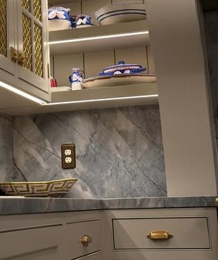 Kitchen outlet and under-cabinet lighting from a remodel job