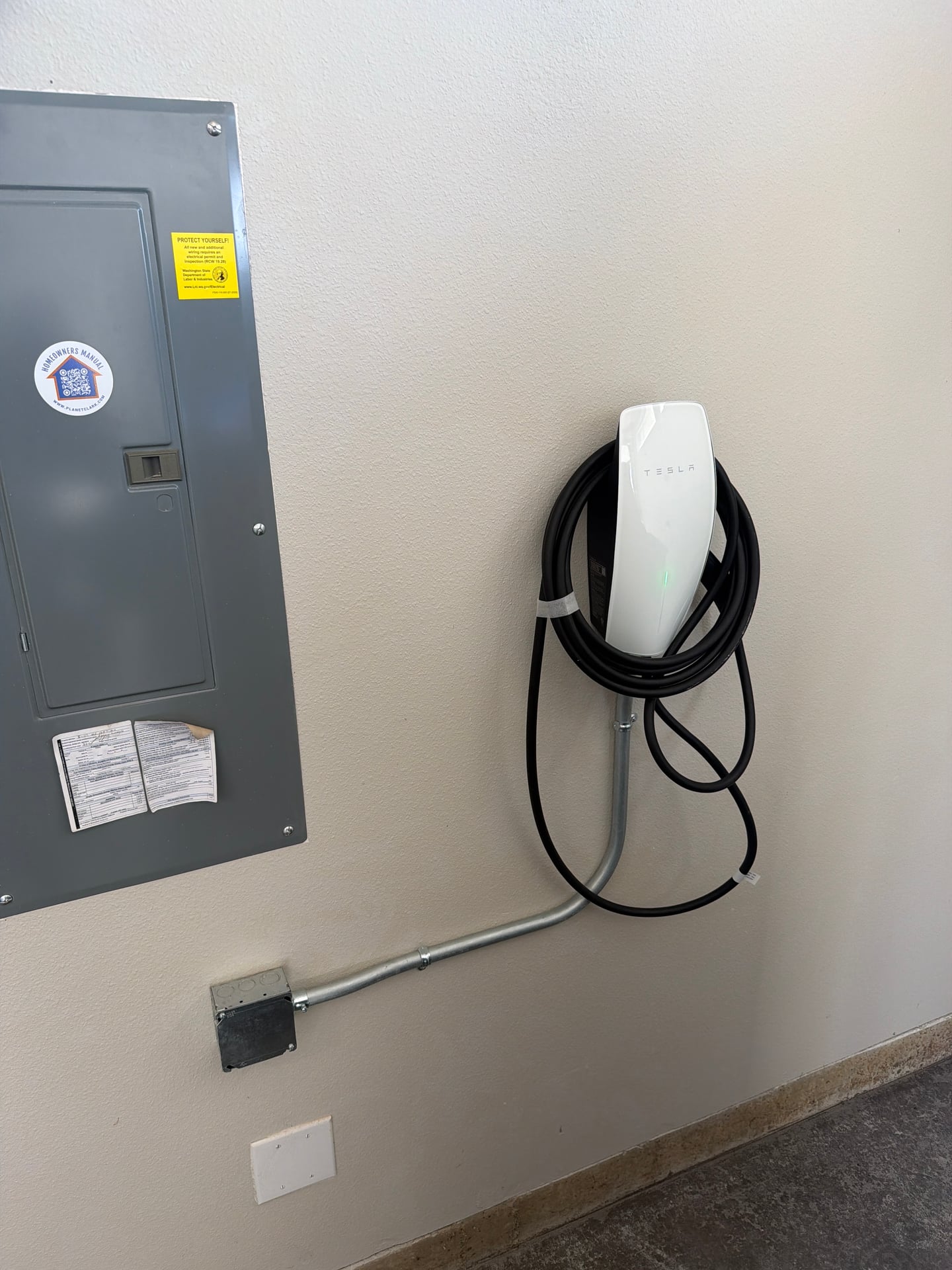 Tesla Wall Connector EV charger unit